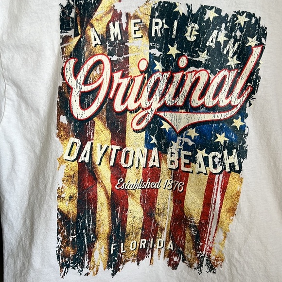 2-fer - Buy both Daytona Beach - Tee Shirts for $7 - Men's Sz L - Picture 2 of 5